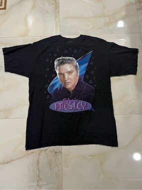 Trinity Black Elvis Presley Graphic Short-Sleeve Tee